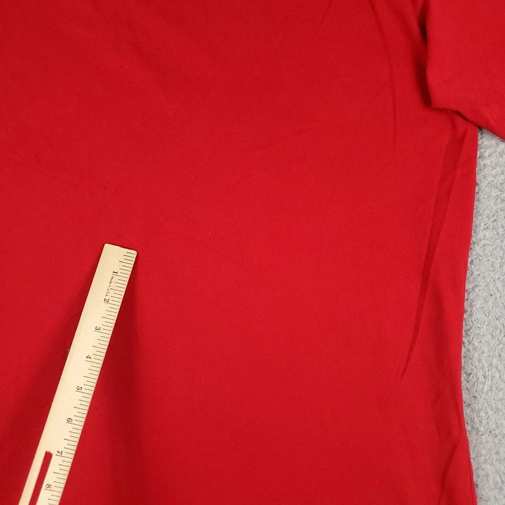 Ralph Lauren Polo Golf Mens 2XL Red Short Sleeve Cotton Pique Polo Shirt